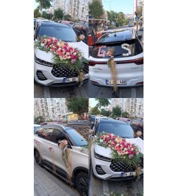 samsun gelin arabası süsleme 50