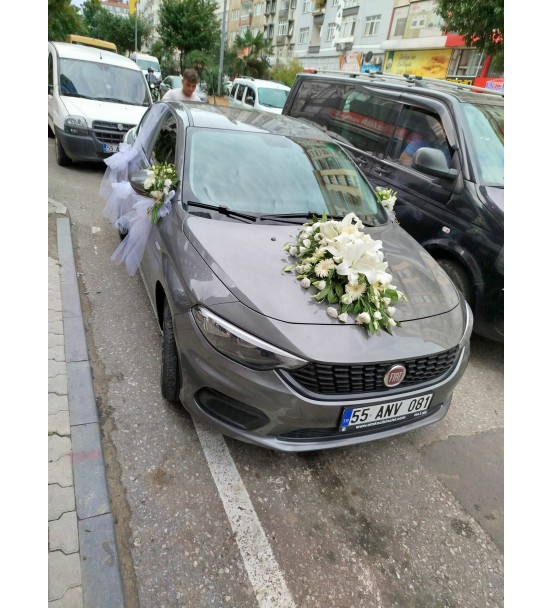 orta paket araba papatyalı
